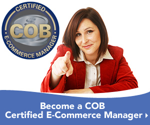 Become a COB Certified E-Commerce Manager